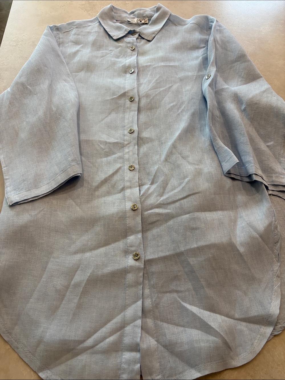 100% French linen